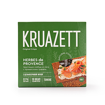 

Хлебцы Kruazett тонкие с прованскими травами 200 г
