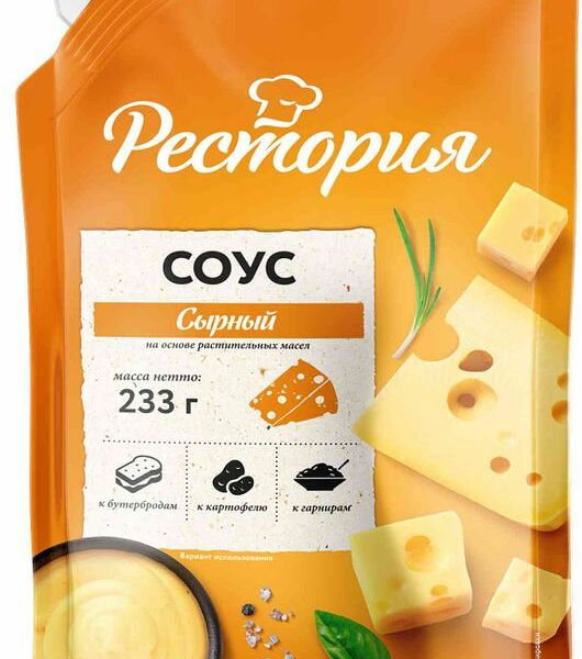 Соус Рестория сырный 233г