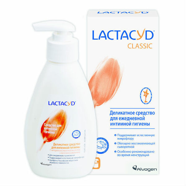 Средство для интимной гигиены Lactacyd Classic 200 мл
