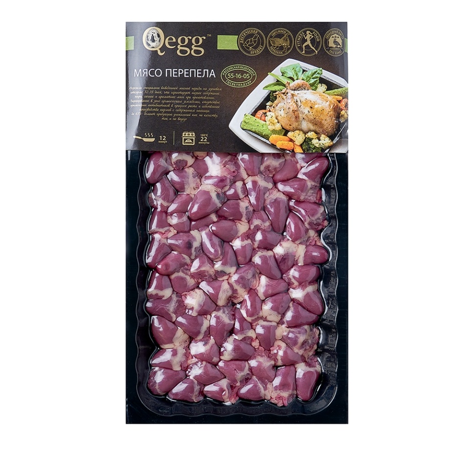 

Сердце перепелиное, Qegg, 200 г, Россия