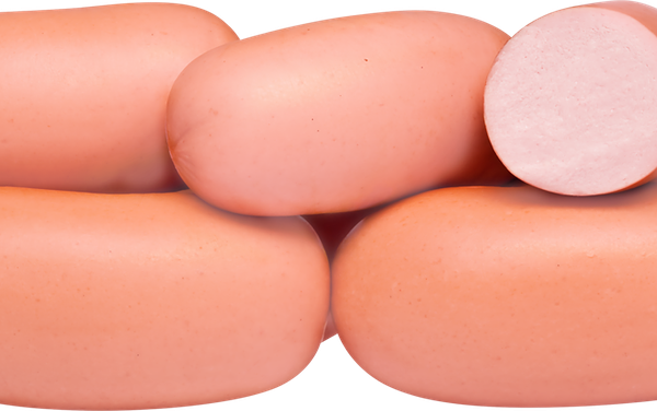 Сардельки ОКРАИНА Свиные газ вес до 1.2 кг