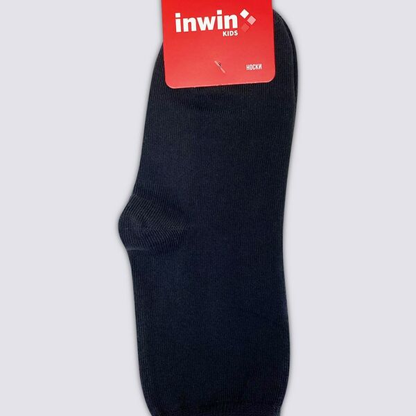 Носки детские INWIN Kids, высокая посадка, черные, Арт. BKSU-01-HB