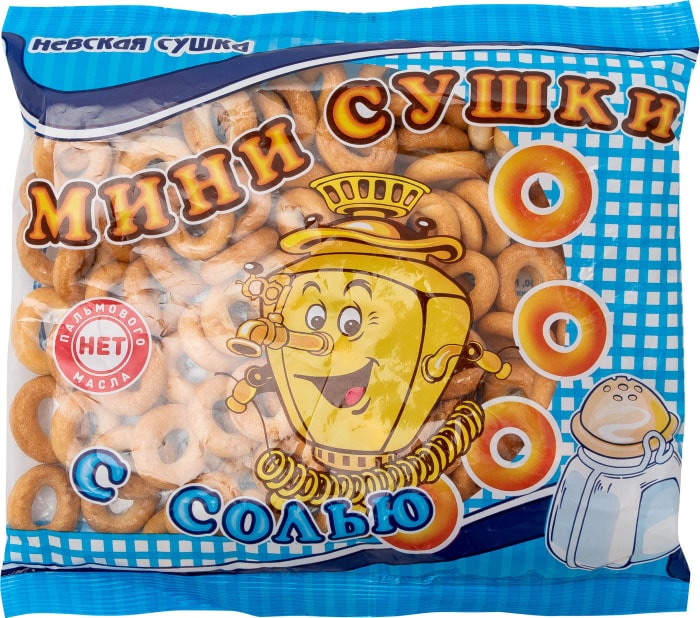 

Мини-сушки Невская сушка с солью 200 г