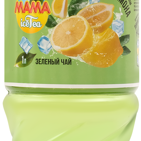 Напиток MAMA Ice Tea Зеленый чай со вкусом лимона, 1л