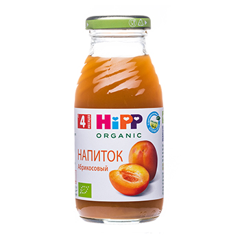 

Напиток сокосодержащий HiPP абрикосовый с 4 месяцев 200 мл