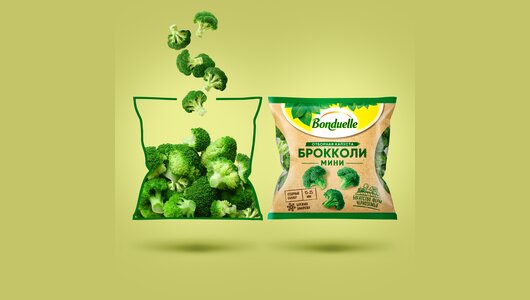 

Брокколи замороженные Bonduelle, мини, фермерские, 300 г