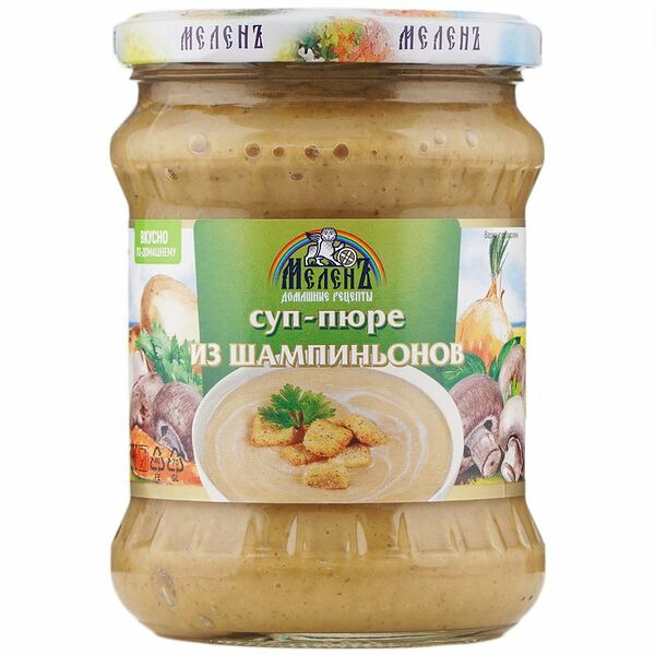 Суп-пюре Меленъ из шампиньонов
