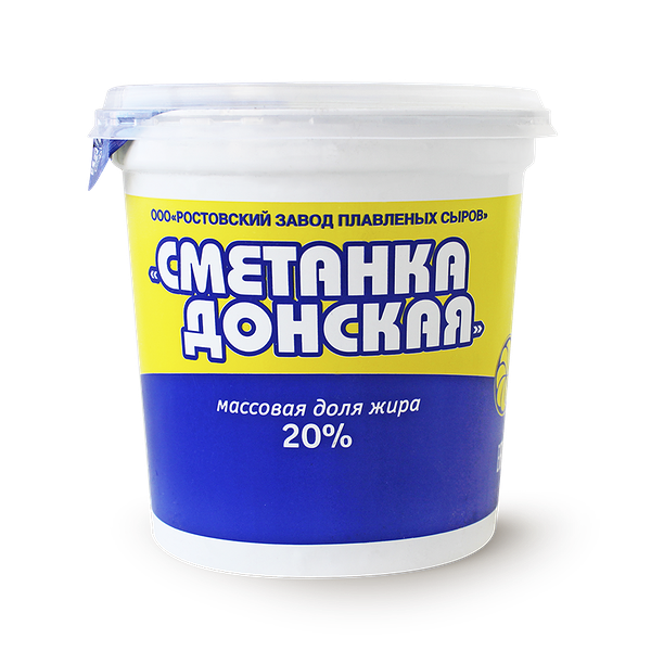 Молокосодержащий продукт Сметанка Донская 20%, 800г