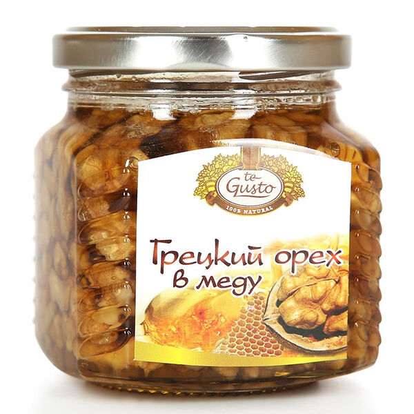 Мед горный с грецкими орехами, Te Gusto