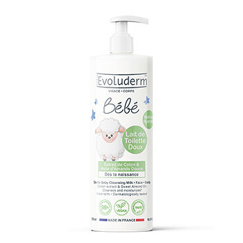Молочко очищающее Evoluderm детское C2j evoluderm 500мл, Франция