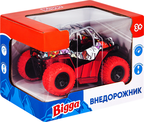 

Игрушка инерционная BIGGA Внедорожник, 1:32, Арт. 2111C0076, цвет в ассортименте