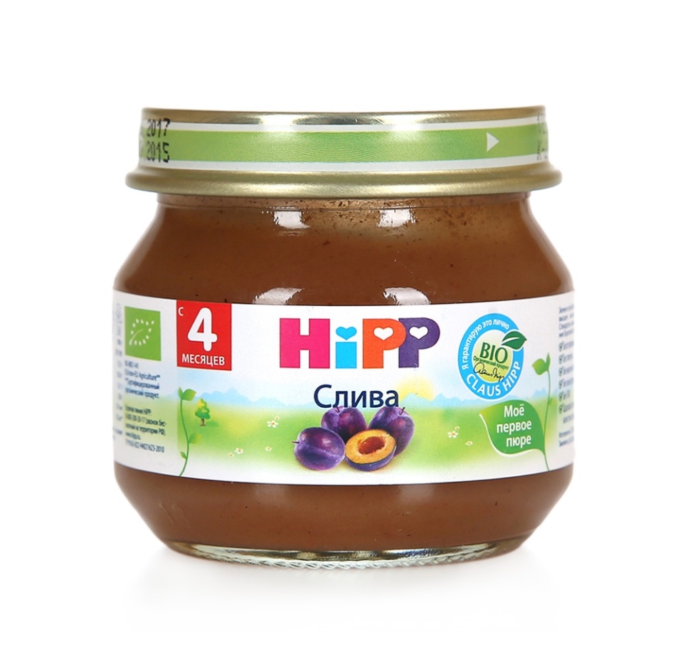 

Пюре фруктовое HiPP Мое первое пюре слива с 5 месяцев 80 г