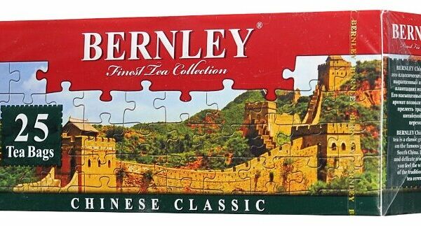 Чай зеленый Bernley Chinese Classic в пакетиках 25 шт. х 1.5 г