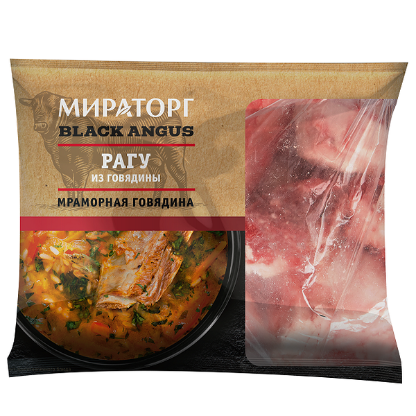 Рагу говяжье Мираторг набор костей для бульона замороженное