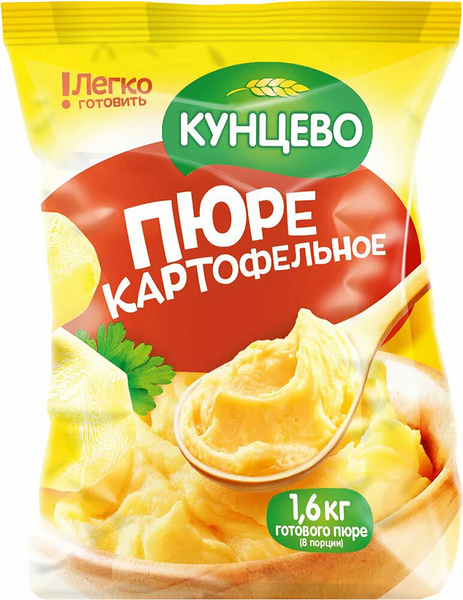 Пюре картофельное Кунцево быстрого приготовления, 240 г