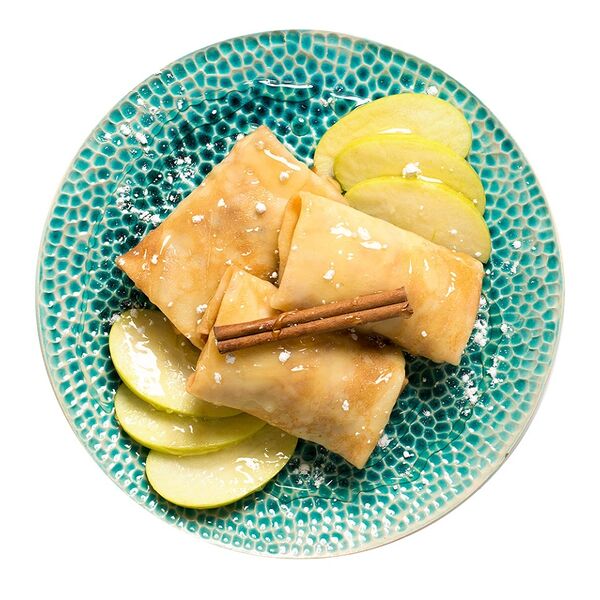 Блинчики с яблоками 