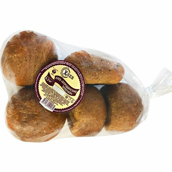 Хлеб Самотлор хлеб Бородинские булочки 200 г