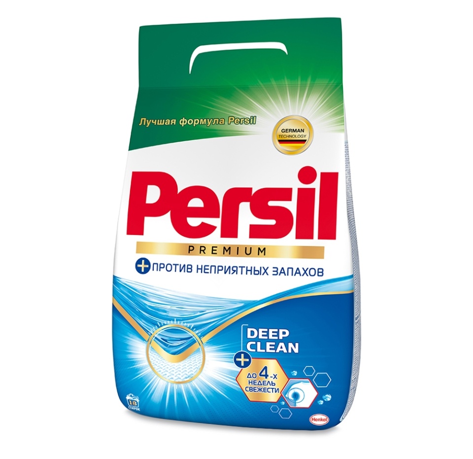 

Стиральный порошок для белого белья Persil Premium Гигиена и чистота 2430 г