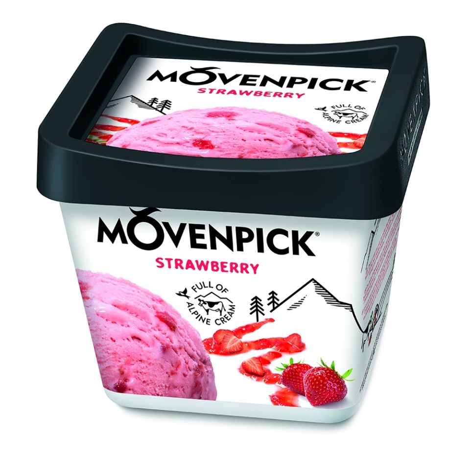 

Мороженое Movenpick Клубничное Xi 510 г