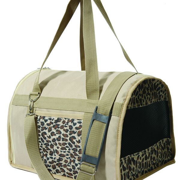 Сумка-переноска с карманом для кошек и собак маленьких пород КАСКАД 40х28х29см