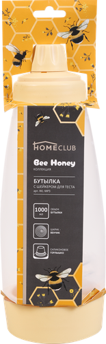 

Бутылка-шейкер для теста Homeclub Bee Honey 1 л