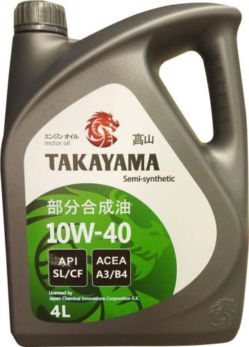 

Масло моторное Takayama API SL/CF 10W-40 полусинтетическое 4 л дизайн упаковки в ассортименте