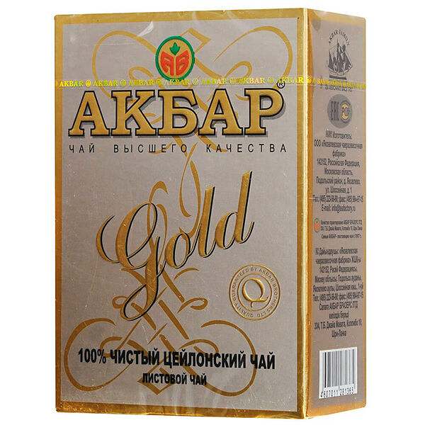 Чай Akbar 100г черный голд