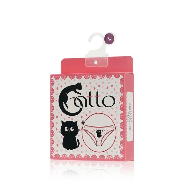 Женские трусы - слипы Atto Gatto Белый L