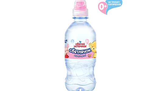 Детская питьевая вода Святой Источник Светлячок негазированная 0+ 330 мл