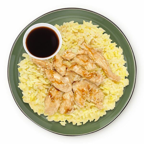 Курица терияки на рисе Шеф Перекрёсток 250г