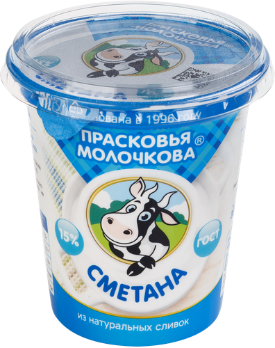 

Сметана Прасковья Молочкова 15% 300 г