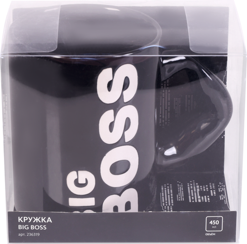 

Кружка HOMECLUB Big Boss 450мл, керамика, Арт. 236319