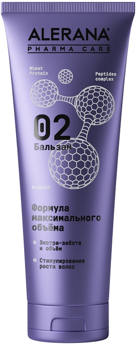 

Бальзам Alerana Pharma Care для волос максимальный объем 260 мл