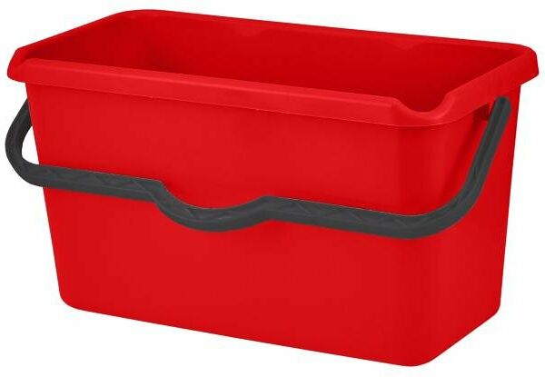 Ведро Hitt Tetto прямоугольное красное, 14 л