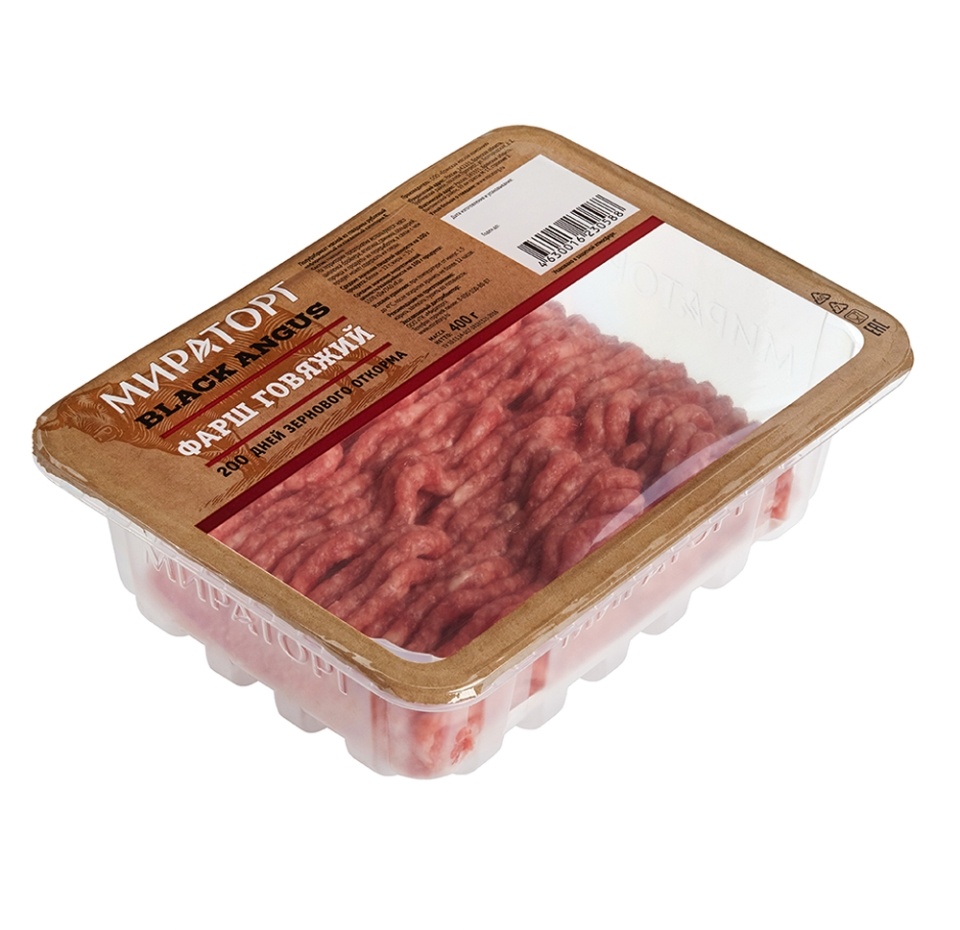

Фарш говяжий Мираторг Black Angus охлаждённый 400 г