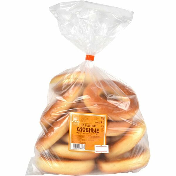 Баранки СХК сдобные, 500г