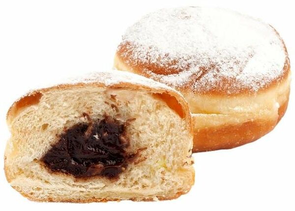 Пончики Ашан с шоколадной начинкой, 2x85 г