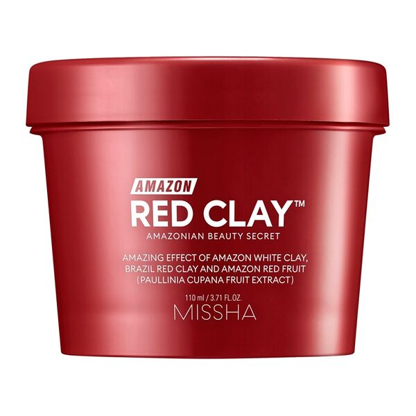 Маска для лица Missha Amazon Red Clay очищающая с амазонской красной глиной 110мл, Республика Корея