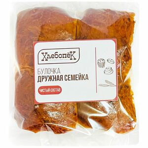 Булочка Хлебопек Дружная Семейка 200г