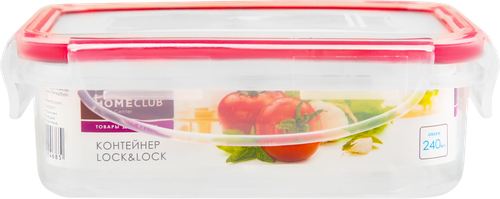 

Контейнер HOMECLUB Lock&Lock 500мл, в ассортименте Арт. MB-04-S