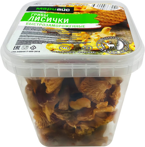 Лисички замороженные МАРИАЙС, 300г