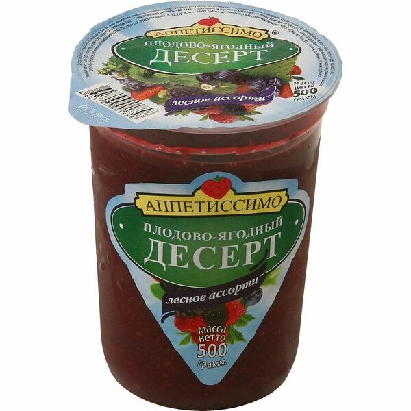 Десерт Аппетиссимо лесное ассорти, 500г