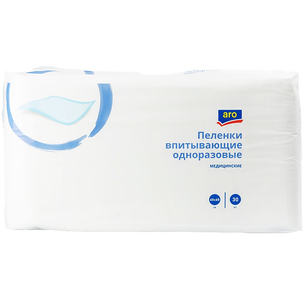 Пеленки Aro универсальные, 60 х 60, 30 шт