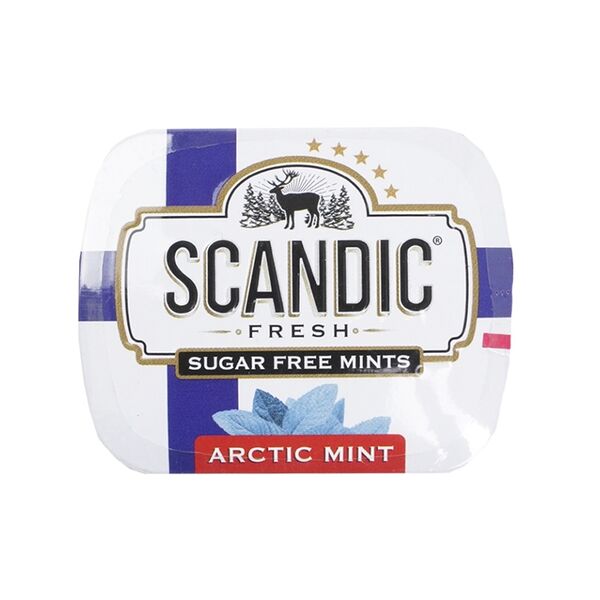 Драже освежающие Scandic Arctic Mint (Арктическая мята) без сахара 14г