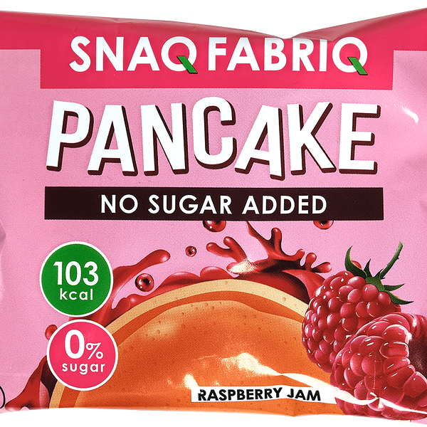 Панкейк SNAQ FABRIQ с начинкой малиновый джем, неглазированный, 45г