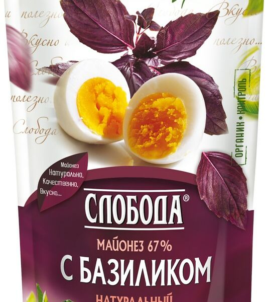 Майонез Слобода с базиликом 67%