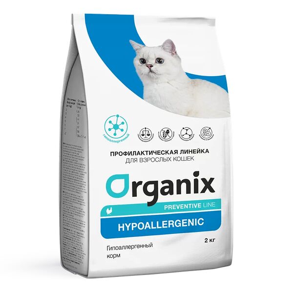 Сухой корм Organix Preventive Line Hypoallergenic для кошек 