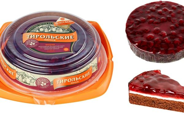 Пирог Тирольские пироги Вишневый 610г