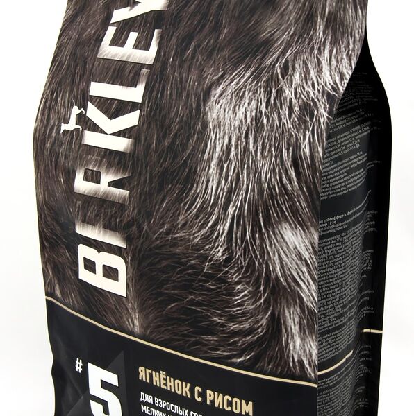 #5 Ягненок с рисом для взрослых собак мелких и средних пород Berkley