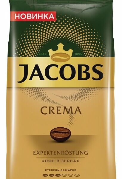 Кофе в зернах Jacobs Crema